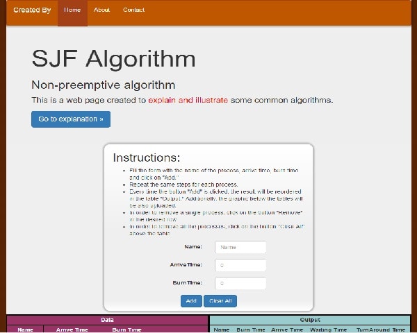 Created to make algorithms learning easier