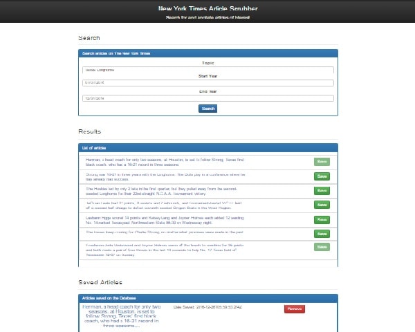 Go to New York Times Redux Search web page New York Times Redux Searcher